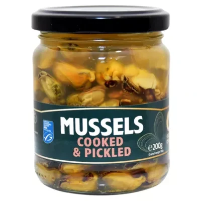 Ocean Crown Cooked & Pickled Mussels 200g