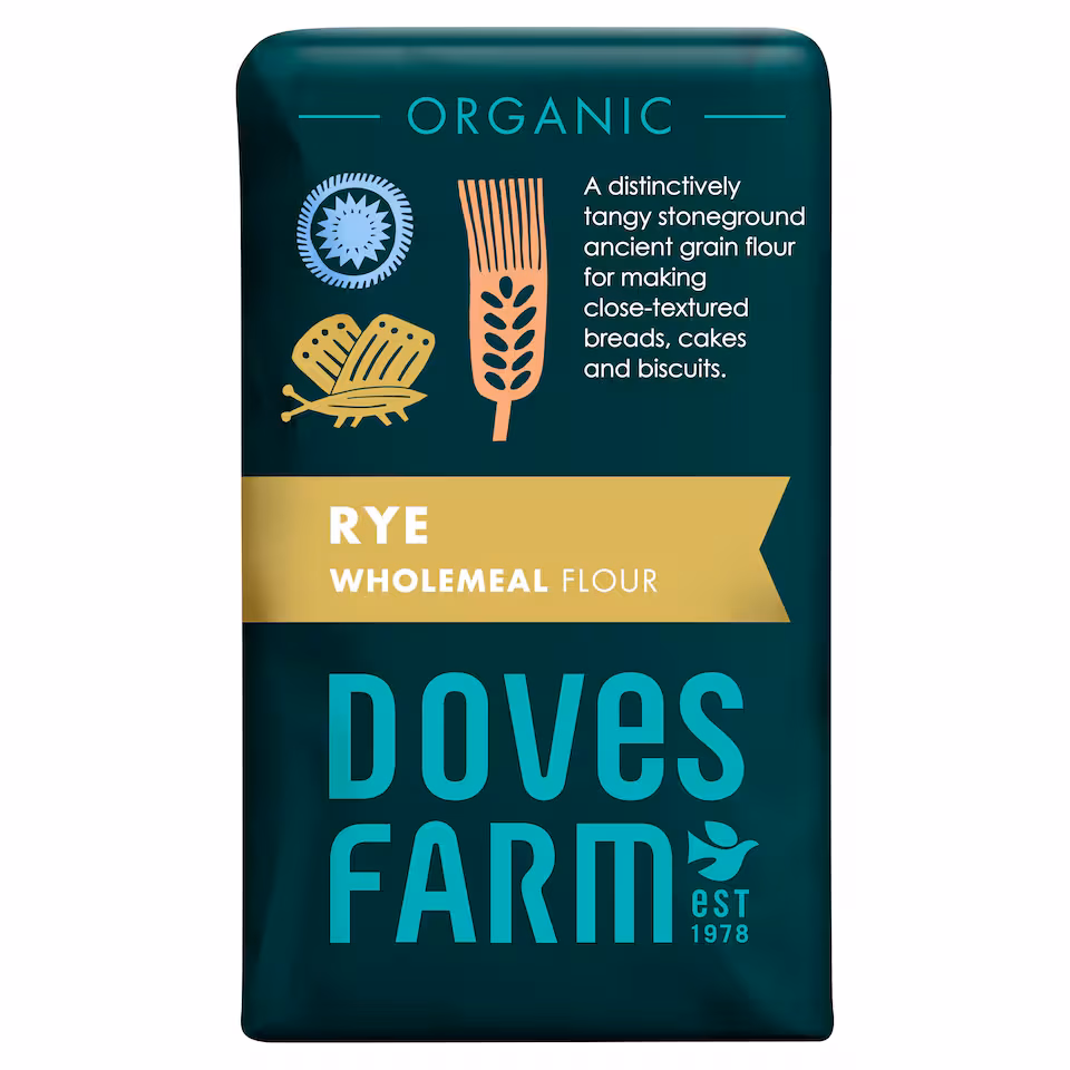 Doves Farm Organic Rye Flour 1Kg