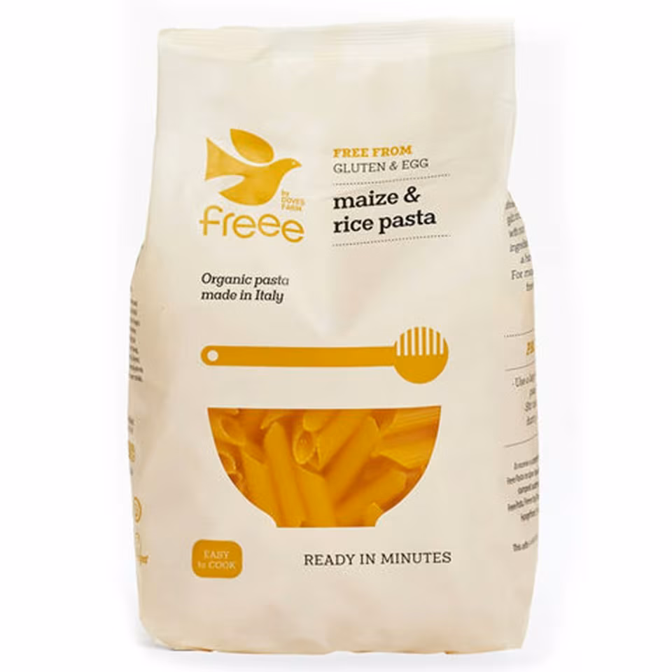 Organic Gluten Free Maize & Rice Penne 500g (Freee by Doves Farm) | Multi