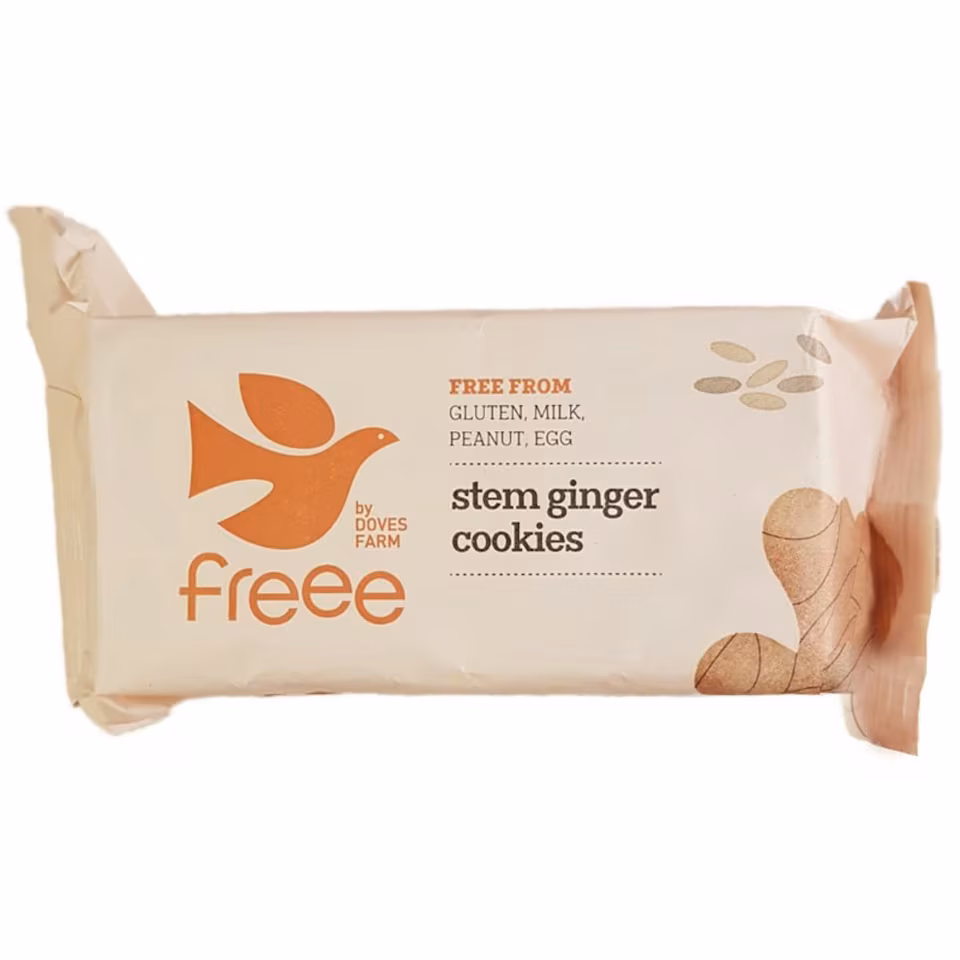 Organic Gluten Free Stem Ginger Cookies 150g (Freee by Doves Farm) | Multi