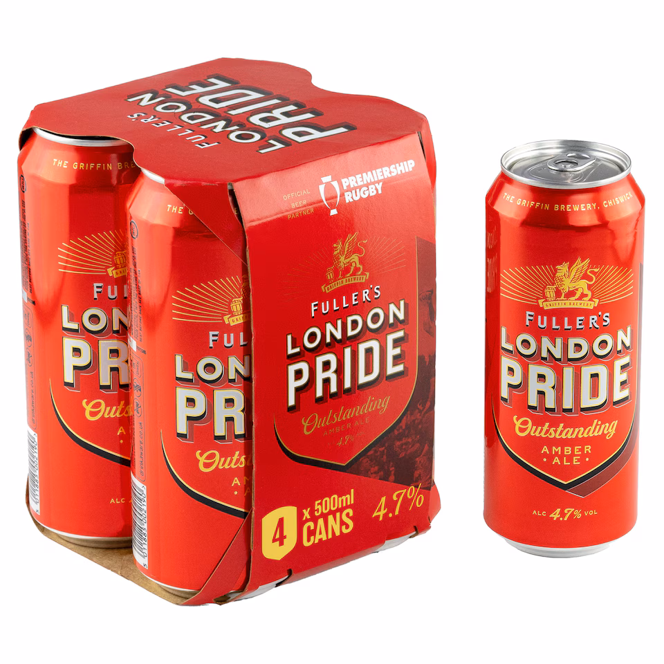 Fuller's London Pride Amber Ale Cans 4x500ml