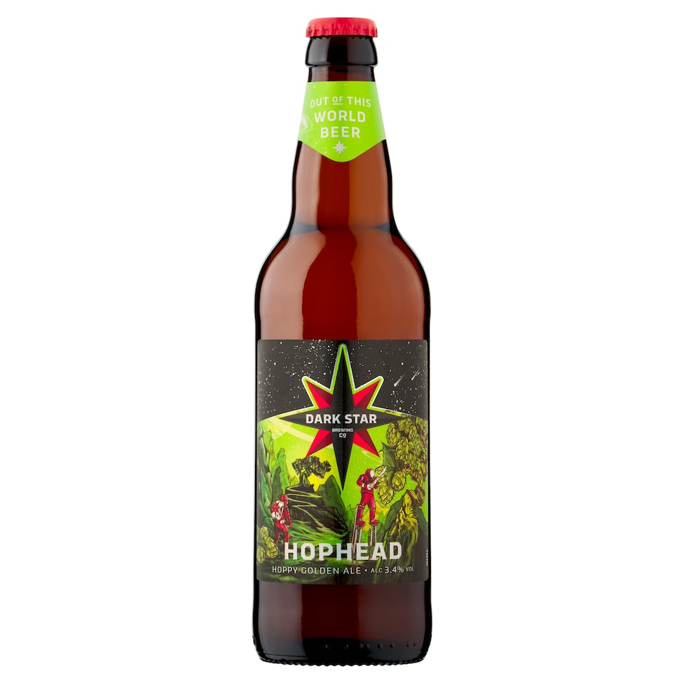 Dark Star Hophead Golden Pale Ale Beer Bottle 500ml