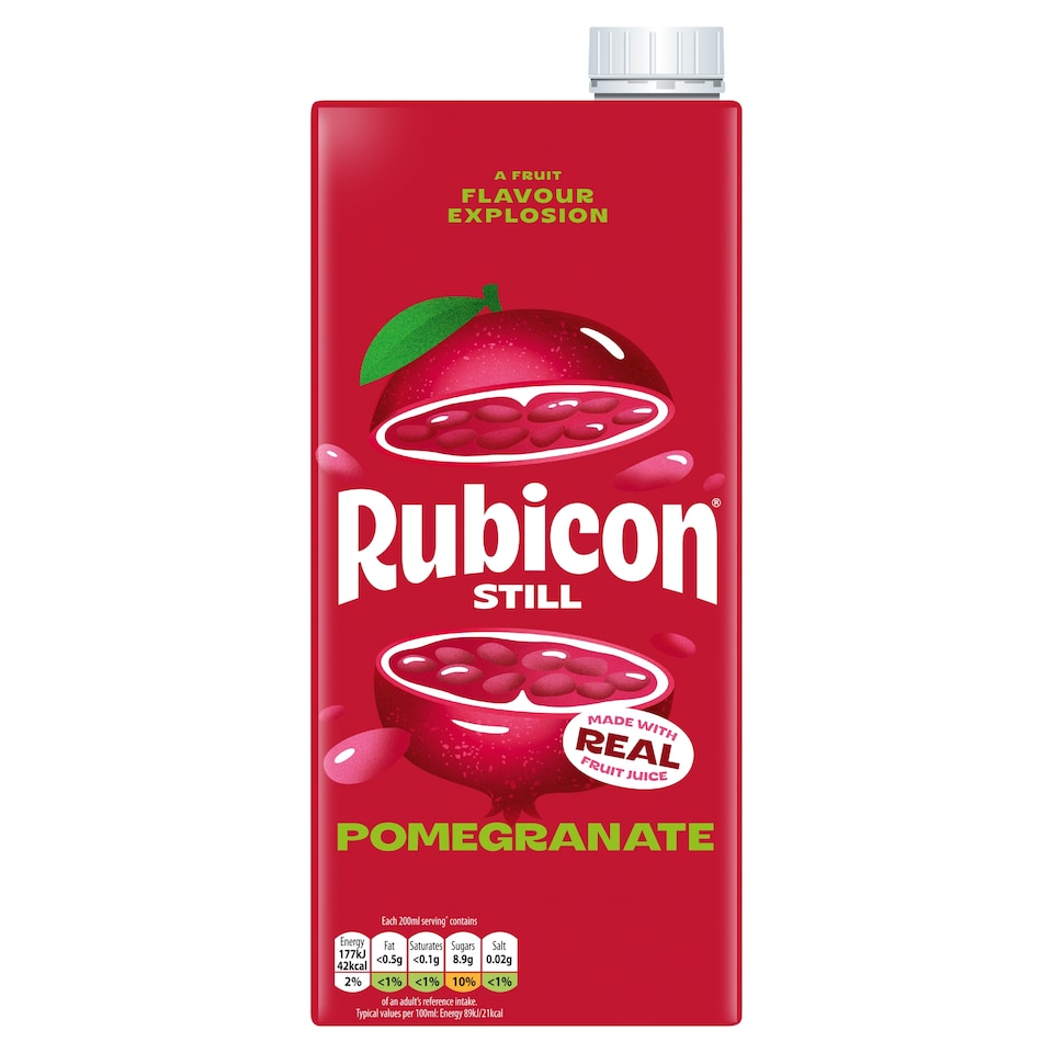 Rubicon Still Pomegranate Juice Drink 1 Litre Carton