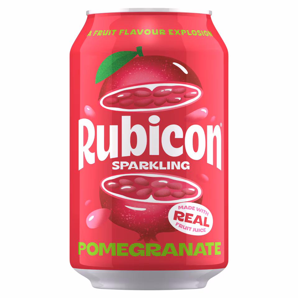 Rubicon Sparkling Pomegranate Juice Drink 330Ml Can