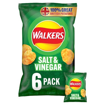 Walkers Salt & Vinegar Multipack Crisps