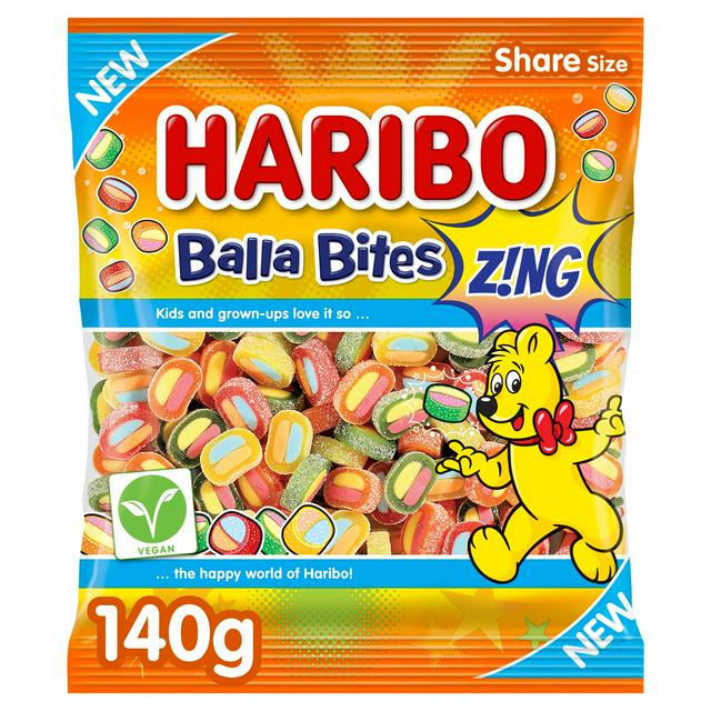 Haribo Balla Bites 140g Zing Candy