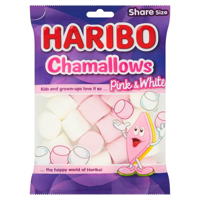 Haribo Chamallows Pink & White Marshmallows 140g