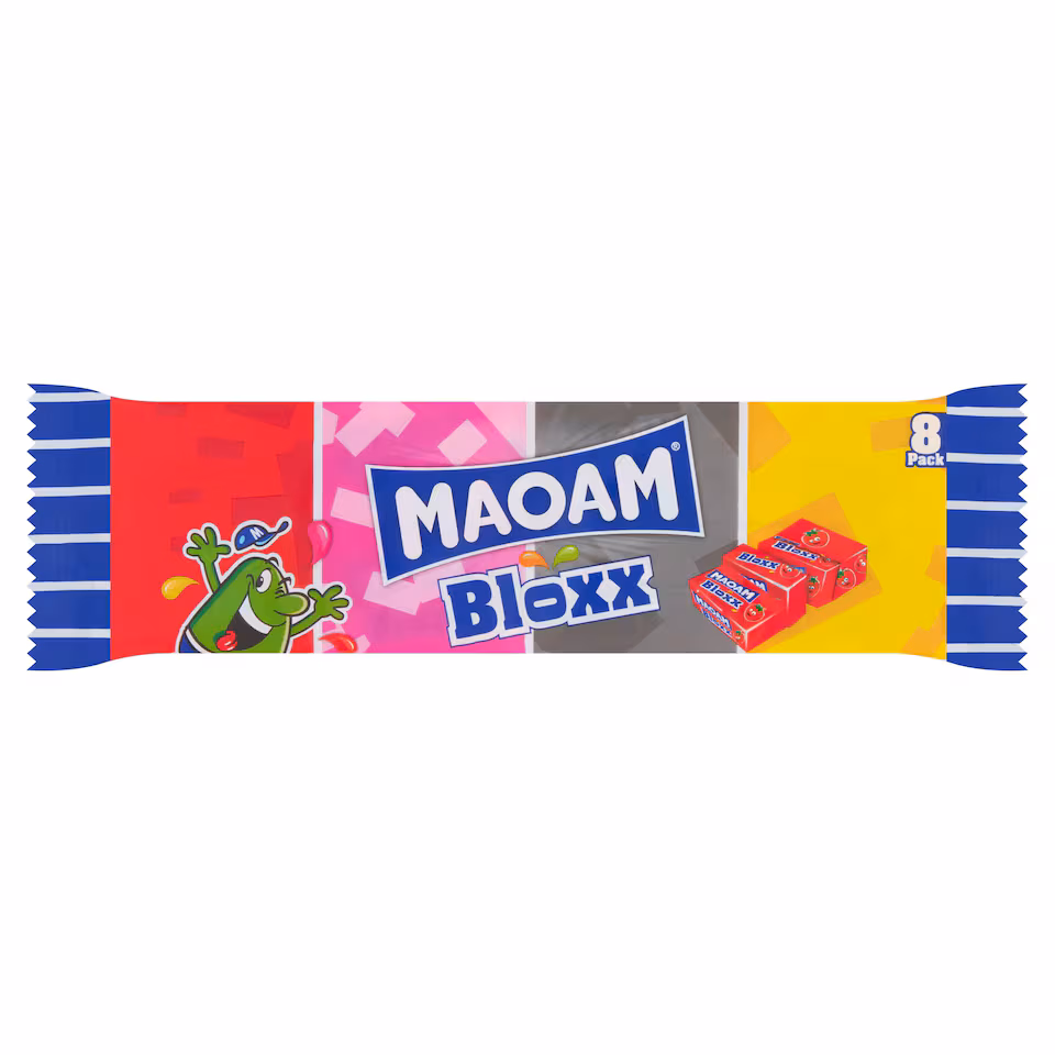 Maoam 8 Pack Bloxx Chewy Sweets 176G