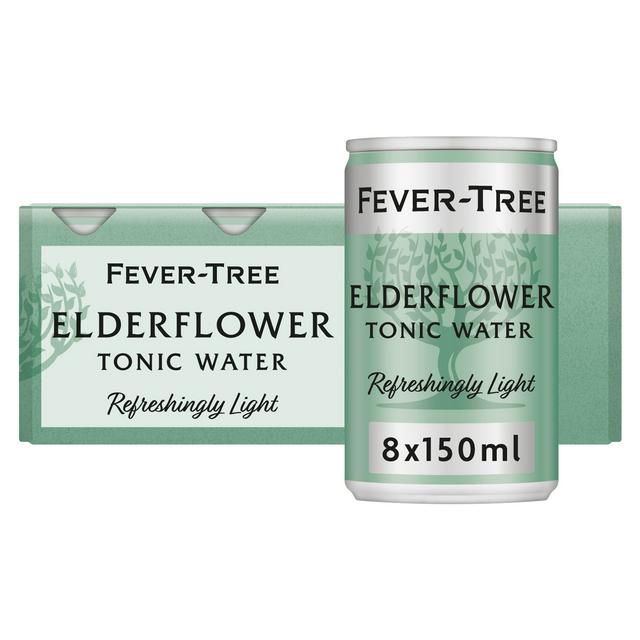 Fever-Tree Light Elderflower Tonic Water 8x150ml