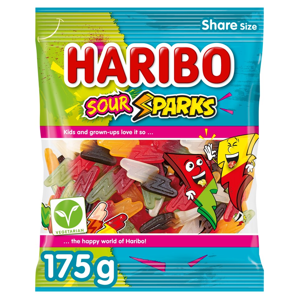 Haribo Sour Sparks 175G