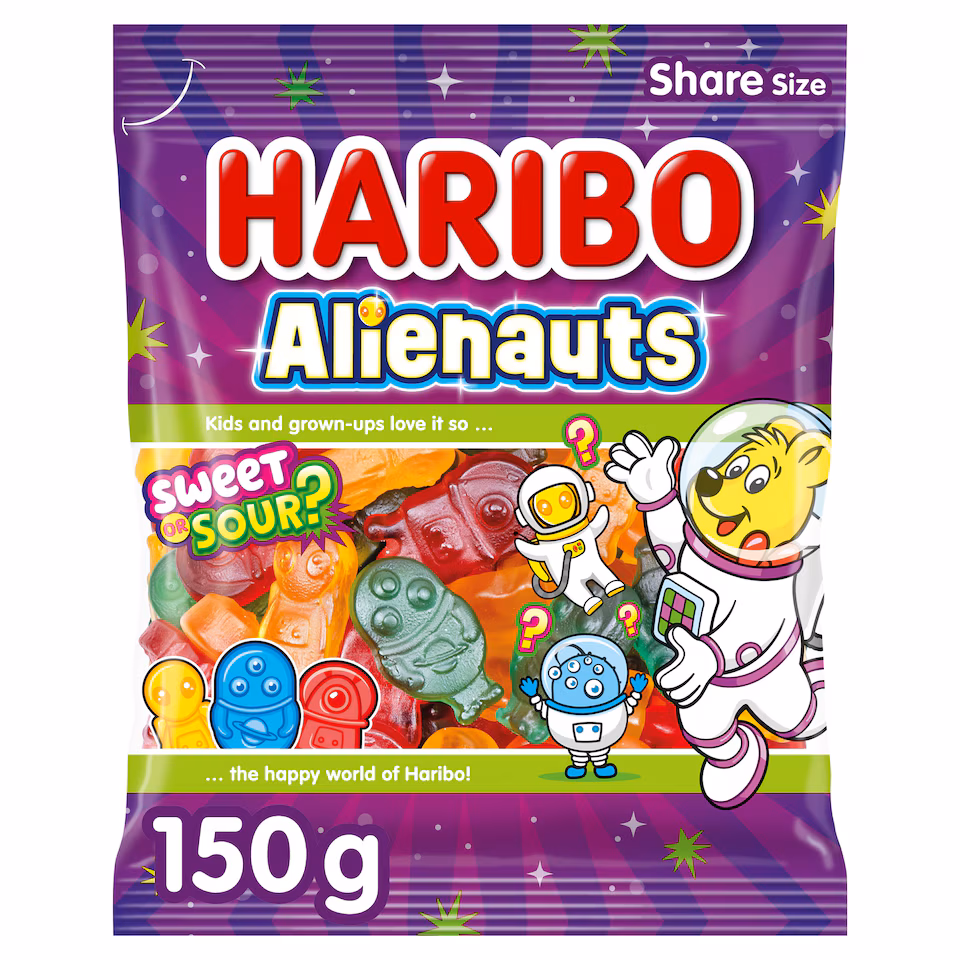 HARIBO Alienauts Sweets Share Bag 150g