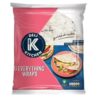 Deli Kitchen 6 Everything Wraps 366g