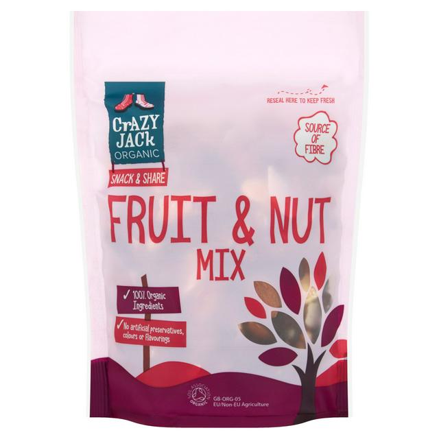 Crazy Jack 200g Organic Snack & Share Fruit & Nut Mix