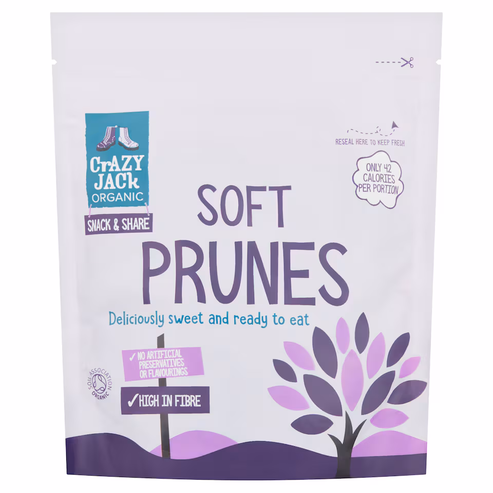 Crazy Jack Organic Organic Soft Ready To Eat Prunes 200G