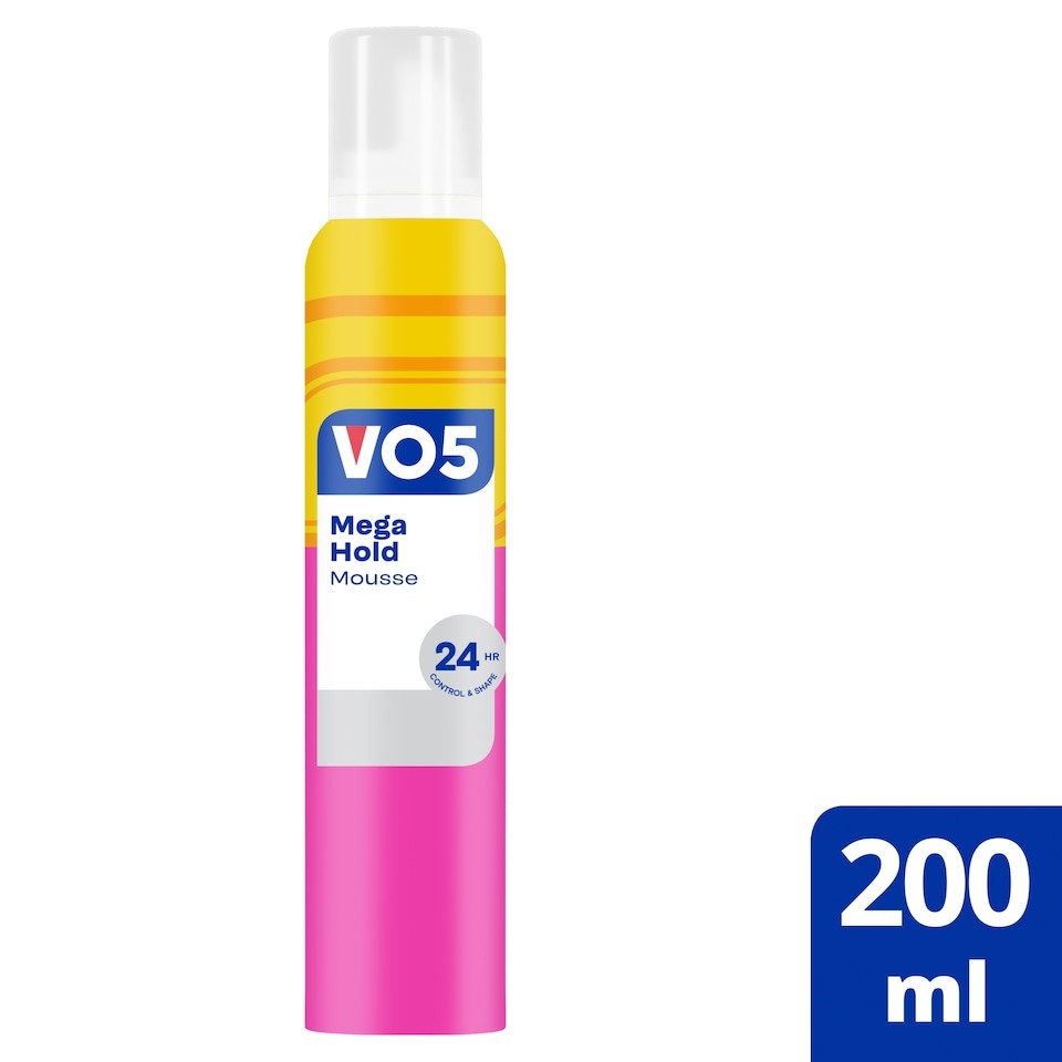 VO5 Mega Hold Mousse 200ml