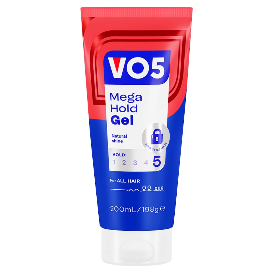 Vo5 Mega Hold Styling Hair Gel 200Ml