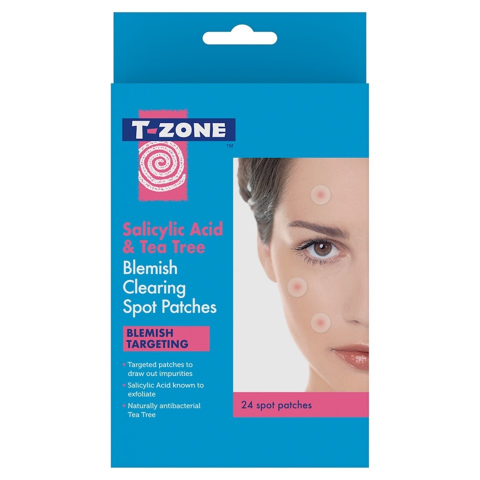T-Zone Salicylic Acid & Tea Tree Blemish Clearing Spot Patches 24 Pack