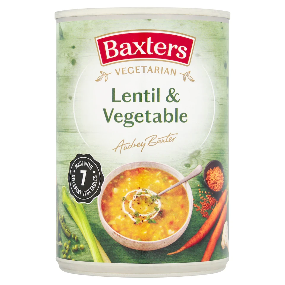 Baxters Vegetarian Lentil & Vegetable Soup 400G