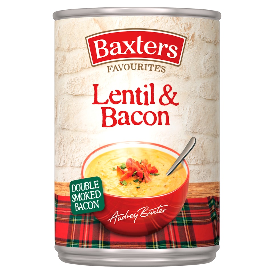 Baxters Favourites Lentil & Bacon Soup 400G