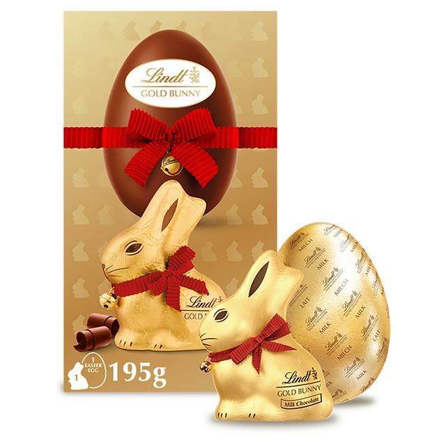 Lindt Gold Bunny Extra Large Milk Chocolate Easter Egg 195g