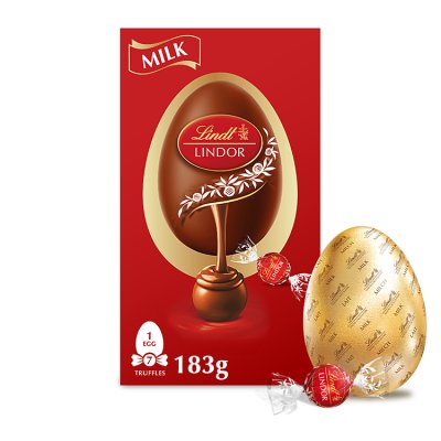 Lindt Lindor Milk Chocolate Easter Egg With Mini Eggs