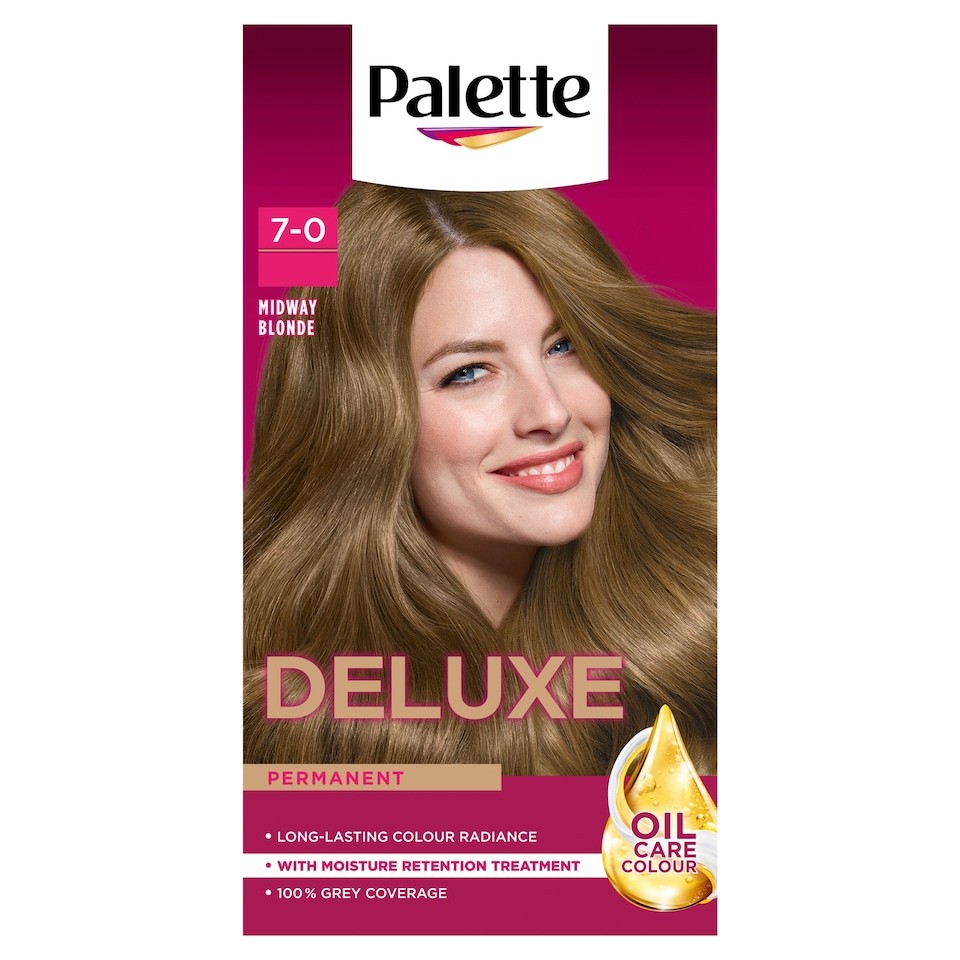 Palette Deluxe Permanent Hair Dye - 7-0 Midway Blonde 