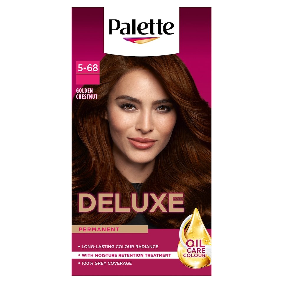 Palette Deluxe Permanent Hair Dye - 5-68 Golden Chestnut
