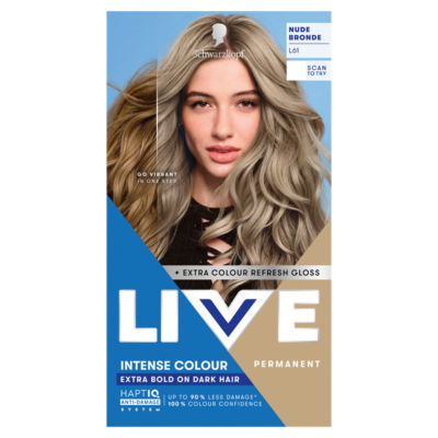 Schwarzkopf LIVE Intense Colour L26 Nude Bronde Permanent Hair Dye