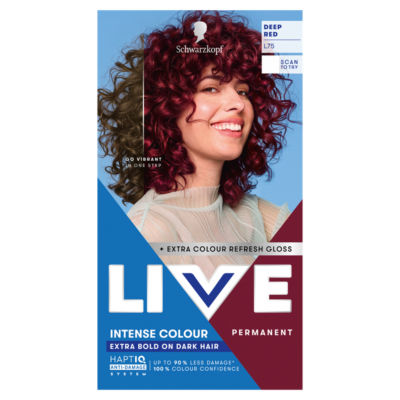 Schwarzkopf LIVE Intense Colour L75 Deep Red Permanent Hair Dye