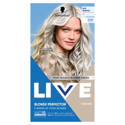 Schwarzkopf Blonde Perfector T1 Ice White Post Bleach Hair Toner