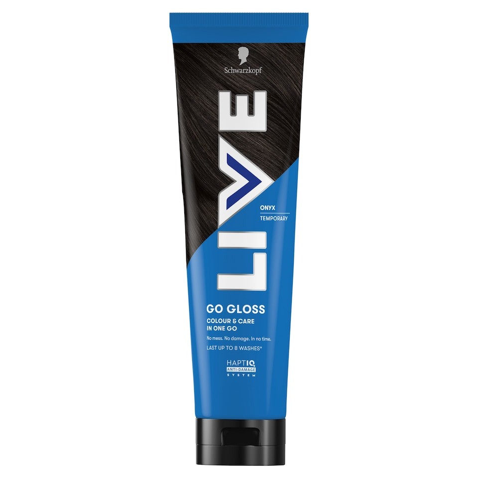 Schwarzkopf LIVE Go Gloss Onyx Colour & Shine Hair Gloss 150ml