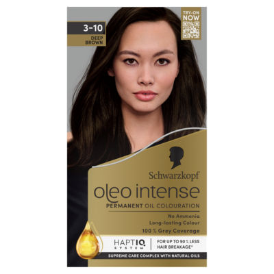 Schwarzkopf Oleo Intense 3-10 Deep Brown Permanent Hair Dye