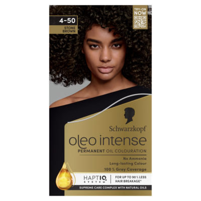 Schwarzkopf Oleo Intense 4-50 Stone Brown Permanent Oil Colouration Permanent Hair Dye