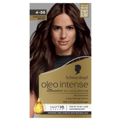 Schwarzkopf Oleo Intense 4-86 Chocolate Brown Permanent Hair Dye