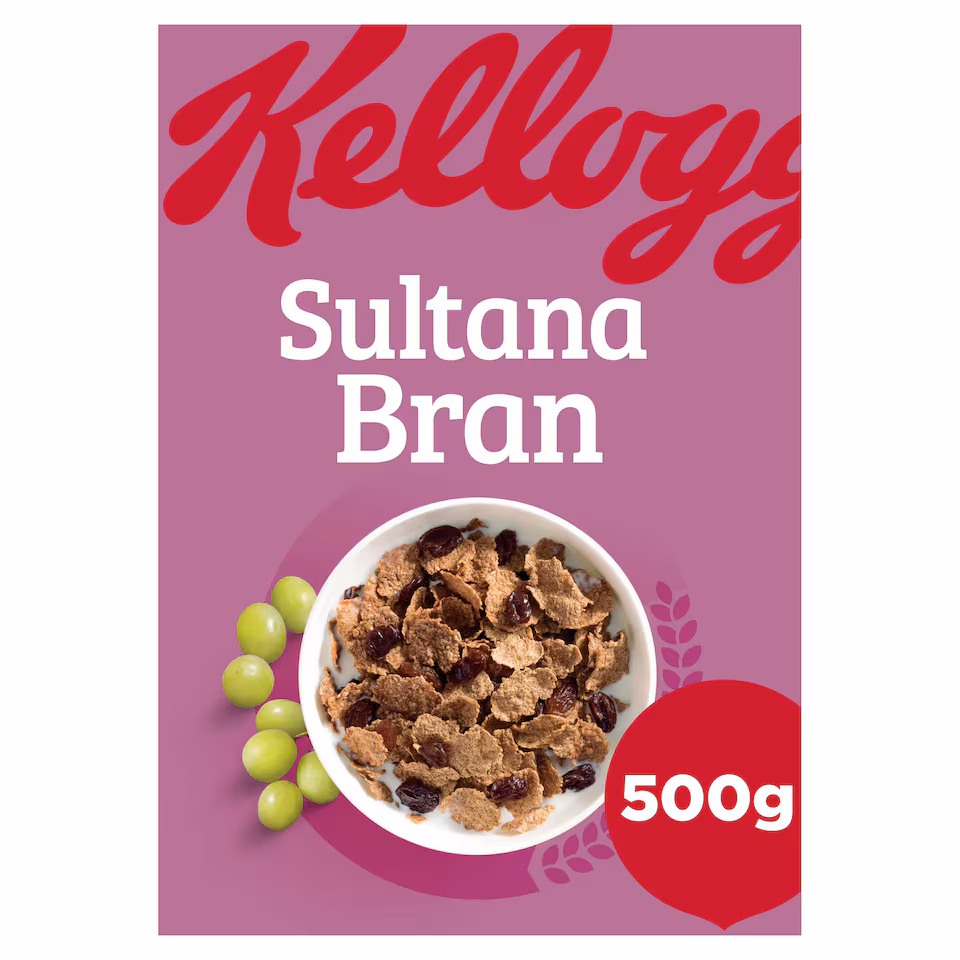 Kelloggs Sultana Bran Cereal 500G