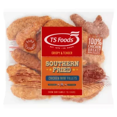 TS Foods Southern Fried Chicken Mini Fillets 1kg
