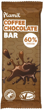 Plamil Kaffe Sjokoladebar 60% 40g
