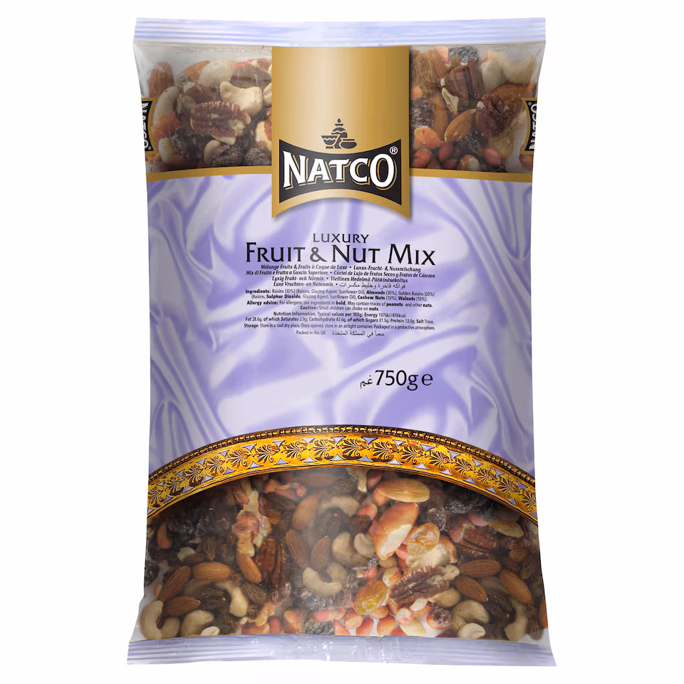 Natco Luxury Fruit & Nut Mix 750G