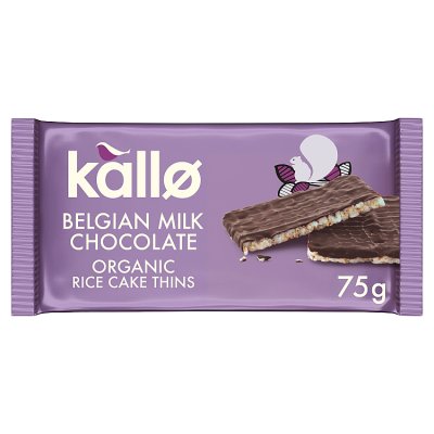 Kallo Milk Chocolate Rice Cake Thins
