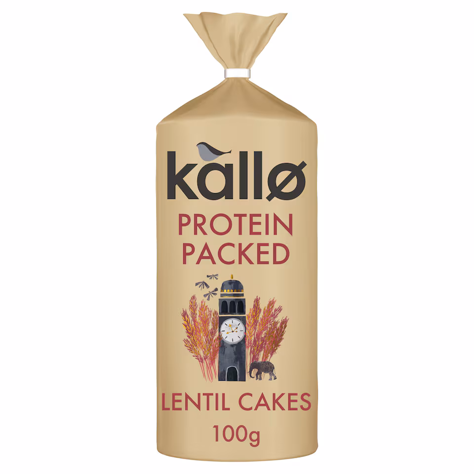 Kallo Protein Lentil Cakes 100G