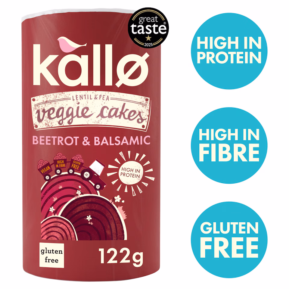 Kallo Beetroot Veggie Cakes 122g