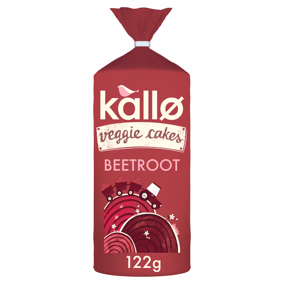 Kallo Beetroot Veggie Cakes 122g