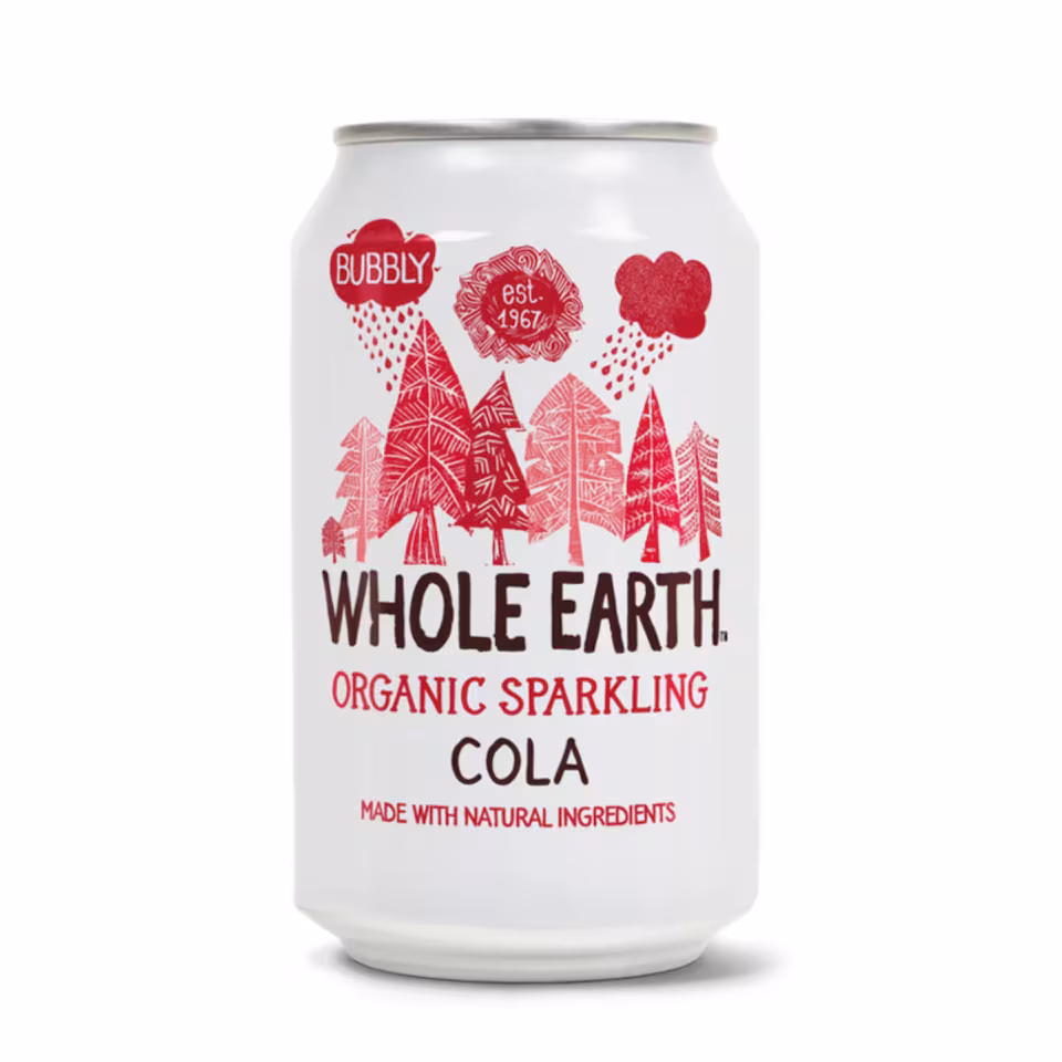Sparkling Cola Drink, Organic 330ml (Whole Earth) | Multi