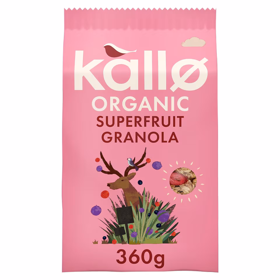 Kallo Organic Superfruit Granola 360g