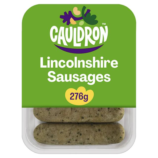 Cauldron Lincolnshire Vegetarian Sausages x6 276g
