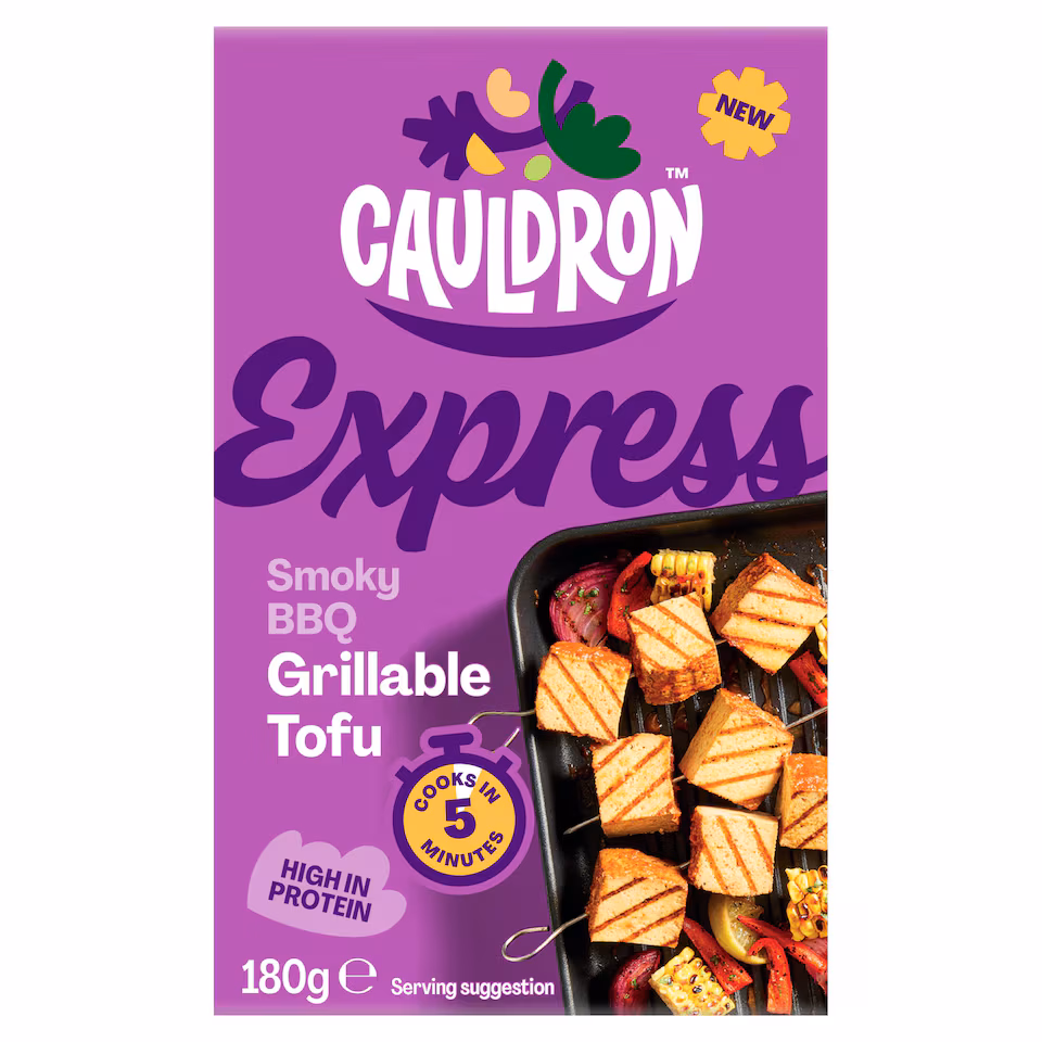 Cauldron Express Smoky BBQ Grillable Tofu Block 180g