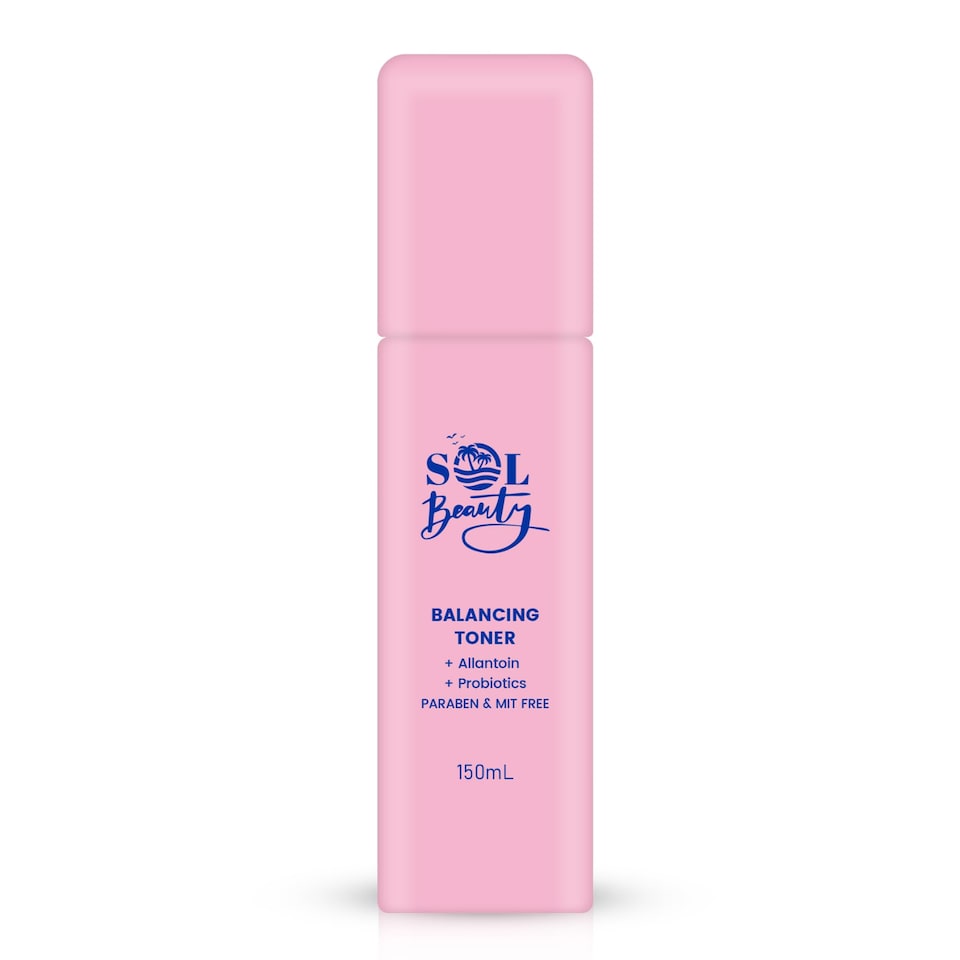 Sol Beauty Balancing Face Toner - 150 ml Hydrating Facial Toner, Lightweight Toner for Face, Daily Skincare Step to Refresh, Nourish and Support a Clean Balanced Complexion After Cleansing