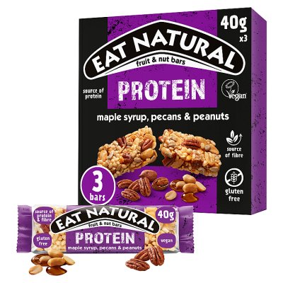 Eat Natural Protein Maple Syrup Pecan & Peanut Multipack 3 Bars