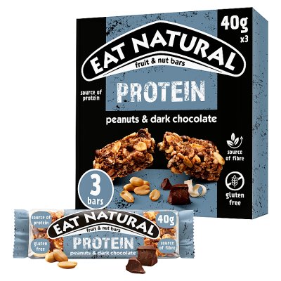 Eat Natural Protein Packed Peanuts & Chocolate Multipack 3 Bars