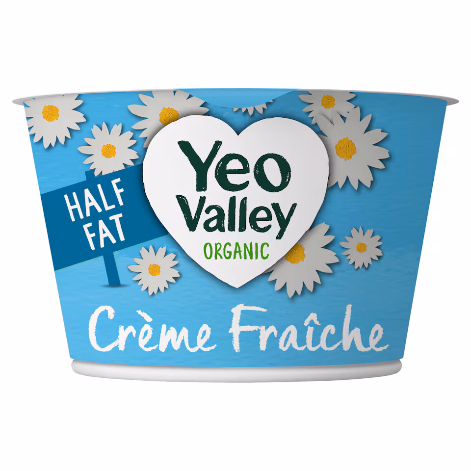 Yeo Valley Organic Half Fat Creme Fraiche 200G